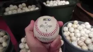 Zack Hample's baseball collection with A-Rod's 3,000th hit