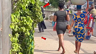 She has no Idea what's behind Her. Craziest Reactions. Bushman Prank