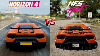 Need For Speed HEAT vs Forza Horizon 4 - Lamborghini Huracan Performante