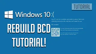 How to Rebuild BCD or Boot Configuration Data File in Windows 10 [SOLVED]