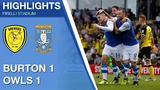 Burton Albion 1 Sheffield Wednesday 1 | Extended highlights | 2017/18