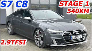 Audi S7 C8 2.9TFSI DKMB STAGE 1 540KM Pierwsza w PL RS5 Engine +Electric Compressor PopBang GREGOR10