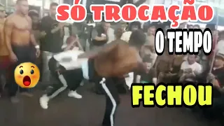 CAPOEIRA TROCAÇÃO NA RODA O TEMPO FECHOU