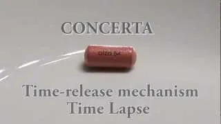Concerta time-release mechanisms Time-Lapse