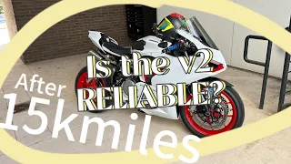 I put 15k miles on a Brand New Ducati Panigale V2, and here’s what happened.