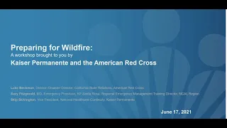 Preparing for Wildfires | Kaiser Permanente + the American Red Cross