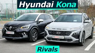 New 2022 Hyundai Kona N-Line vs. Renault Captur "Ready to Rumble"