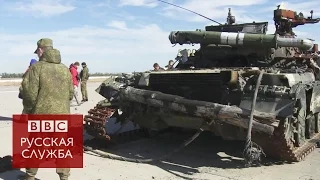 Поиск погибших украинских военных в аэропорту Донецка - BBC Russian