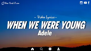 Adele - When We Were Young ( Cover by  Swell Scenic, lost, Pop Mage) | Lyrics Video