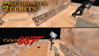 GoldenEye 007 N64 - 2Forts Multiplayer (Custom level)