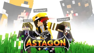 Pertarungan 2 Manusia Setengah IBLIS. Apakah Sejarah akan berubah ? | Minecraft Hardcore Astagon #2