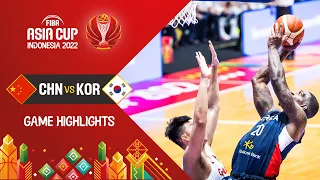 China 🇨🇳 - Korea 🇰🇷 | Basketball Highlights - #FIBAASIACUP 2022