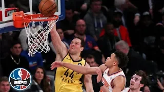 The Pacers dunk all over the Knicks  | NBA Highlights