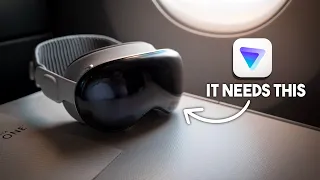 Flying With The Apple Vision Pro - Why didn't someone tell me this!?