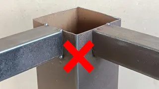 🔥Brilliant idea! The welder's trick is to make the weld stronger in thin metal