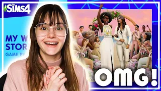 FINALLY!! A wedding pack!! 👰|| Reacting to the Sims 4: My Wedding Stories trailer