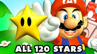 Super Mario 64 - All 120 Star Locations Gameplay! (Super Mario 3D All Stars)