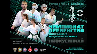 Чемпионат Первенство Центрального Федерального Округа по КИОКУСИНКАЙ Площадка C