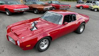 Test Drive 1974 Pontiac Trans Am Supercharged "FAST" Maple Motors $SOLD$