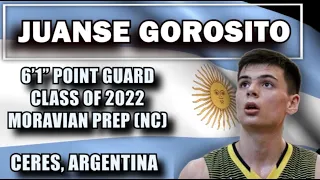 Juanse Gorosito | 6'1" PG | Class of 2022