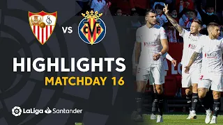 Highlights Sevilla FC vs Villarreal CF (1-0)