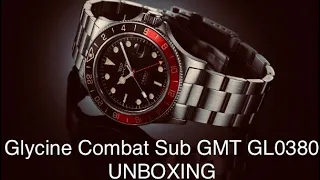 Glycine Combat Sub GMT GL0380 UNBOXING