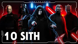 OS 10 SITH MAIS PODEROSOS EM STAR WARS | CURIOSIDADES | Canal do Mando