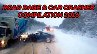 Road Rage & Car Crashes Compilation January 2016