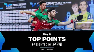 Top Points of Day 4 presented by Shuijingfang | WTT Contender Antalya 2023