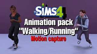 Animation pack Sims 4(Walking/Running)/Mocap animation/Realistic animations/(DOWNLOAD)