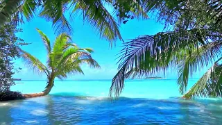 Relaxing Ocean Waves with Acoustic Guitar music | Pure Healing Meditation - Relaxing Music