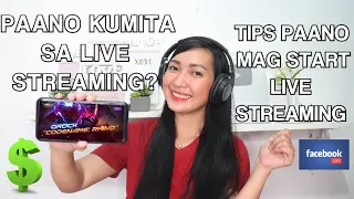 PAANO KUMITA SA LIVESTREAMING : PAANO MAG SIMULA NG LIVESTREAMING?