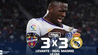 Real madrid vs Levante 3_3 Extended highlights and all goals.