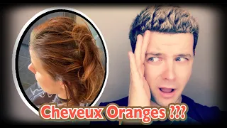 🍑 Comment enlever les reflets jaunes oranges de ses cheveux / Tone Orange Hair at home 🍑