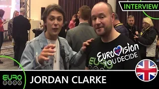 EUROVISION YOU DECIDE 2019: Jordan Clarke - 'Freaks' (INTERVIEW) | United Kingdom Eurovision 2019