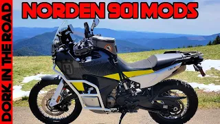 Husqvarna Norden 901 Mods: Installing Hepco and Becker Crash Bars, Hand Guards, and More