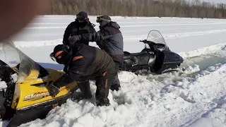 SKI DOO снегоход жесть