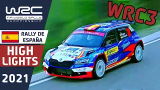 WRC3 Rally Highlights Day 1 :  WRC RallyRACC - Rally de España 2021