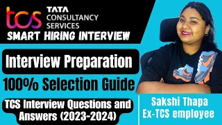 TCS smart hiring interview | TCS interview questions and answers | SELECTION✅