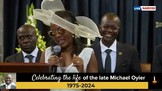 Dinah Kituyi Oyier WOWS mourners with STRONG, EMOTIONAL  tribute to husband Michael Oyier