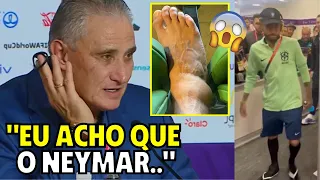 TITE FALA SOBRE A LESÃO DO NEYMAR QUE SAIU MANCANDO APÓS BRASIL X SÉRVIA!!