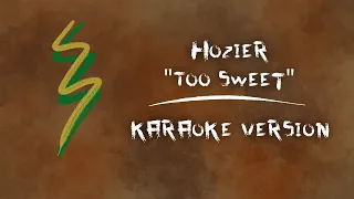 Hozier - Too Sweet - Karaoke