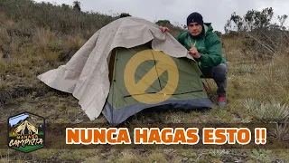 No hagas esto cuando salgas a acampar