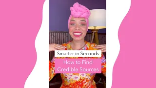 How to Find Credible Sources #SmarterinSeconds #Shorts