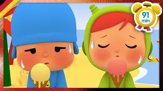 🥵 POCOYO DEUTSCH - Sommerhitze [ 91 minuten ] | CARTOONS und SERIEN für KINDER