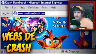 TDYU Reacciona a los SITIOS WEB OLVIDADOS de Crash Bandicoot