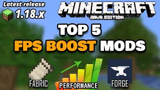 Minecraft Java 1.18.2 Top 5 Best Fabric & Forge FPS Performance Mods Boost Your FPS!