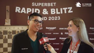 GM Wesley So: "I love playing here in Poland" #SuperbetRapidBlitzPoland