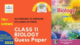 Biology Class 11 Important Short and Long Questions and Tips | Biology Guess paper 2022 FBISE