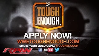 Check out these athletic WWE Tough Enough hopefuls: Raw, May 25, 2015